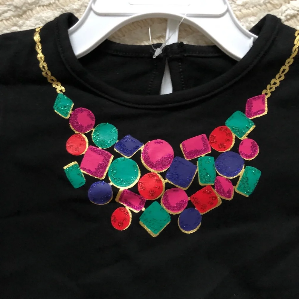 NWT Kate Spade infant metallic skirt set